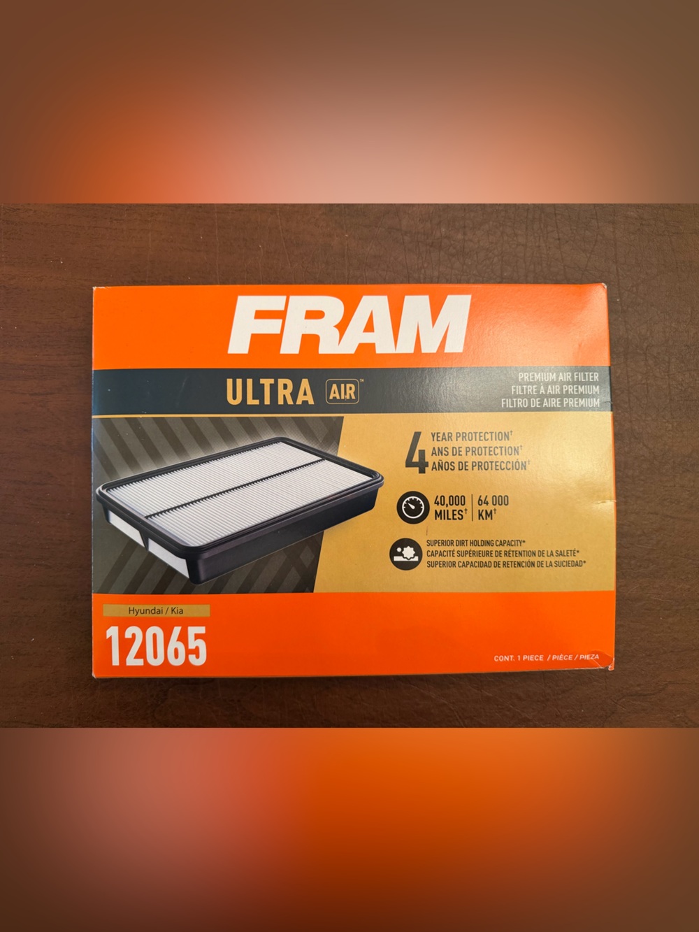 FRAM Ultra Air Premium Engine Air Filter 12065 Hyundai Kia NIB